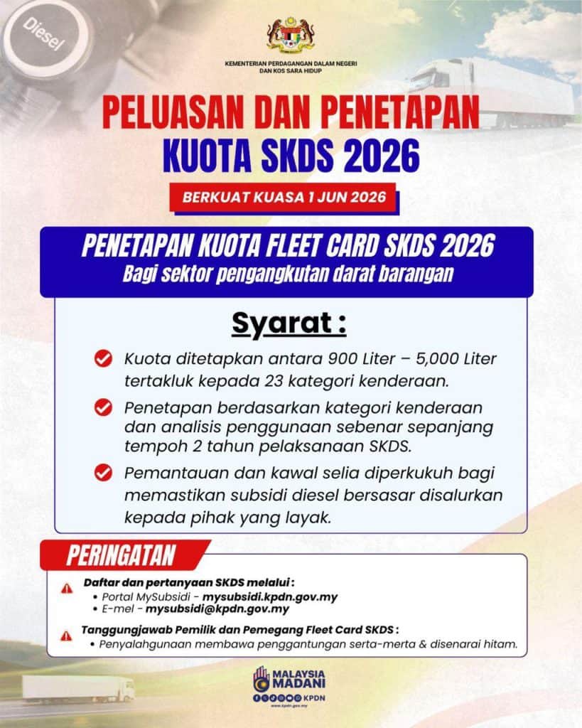 Image from: 10 Perkara Yang Akan Berkuatkuasa Mulai 1 Jun 2026