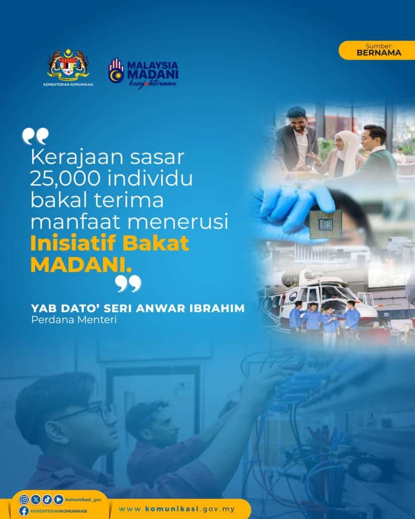 Image from: Inisiatif Bakat MADANI – Peluang Kerjaya, Latihan & Peningkatan Kemahiran