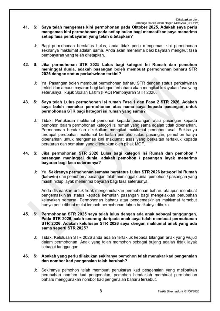 Image from: STR Fasa 4 – Rayuan / Permohonan Baharu Buka Hingga 30 Sept 2026