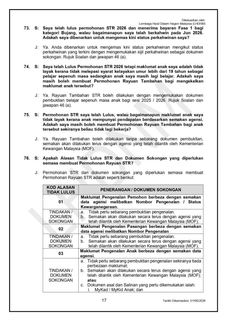 Image from: STR Fasa 4 – Rayuan / Permohonan Baharu Buka Hingga 30 Sept 2026