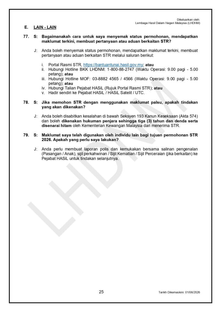 Image from: STR Fasa 4 – Rayuan / Permohonan Baharu Buka Hingga 30 Sept 2026