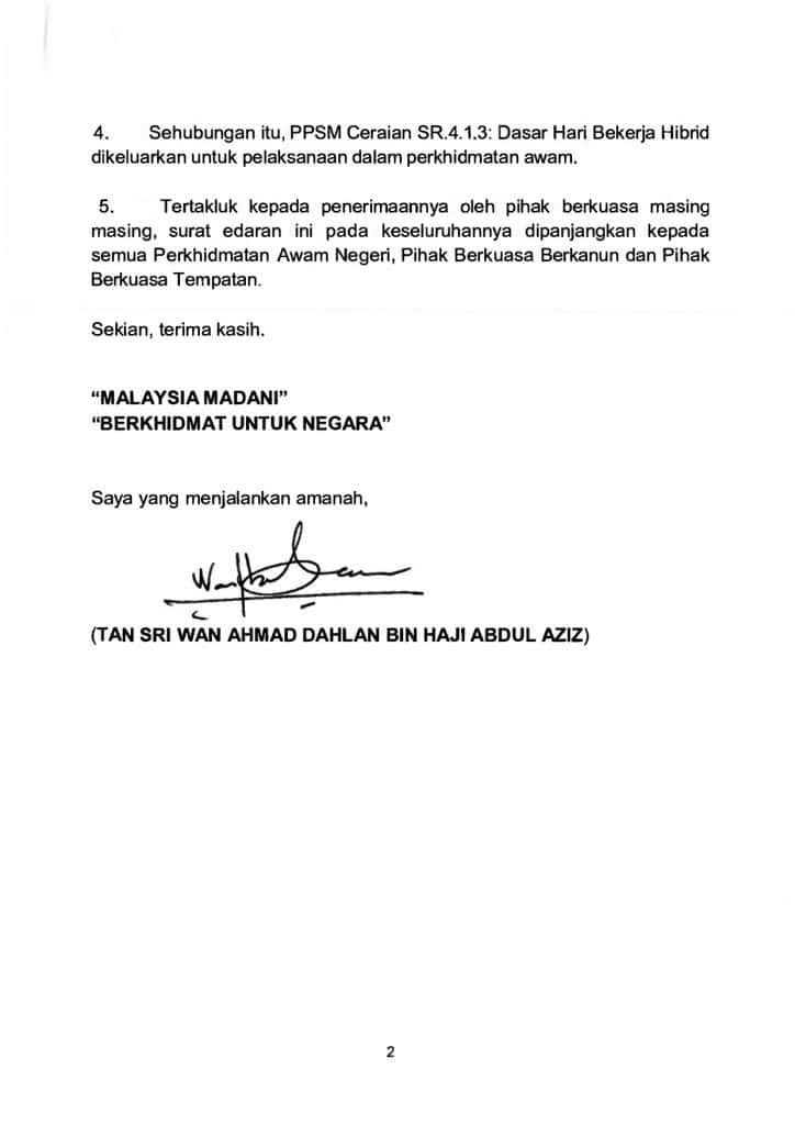 Hari Bekerja Hibrid