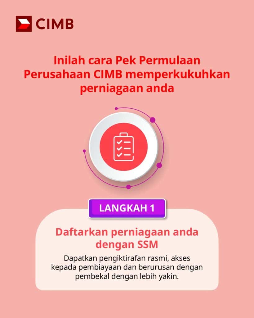 Pek Permulaan Perusahaan CIMB 