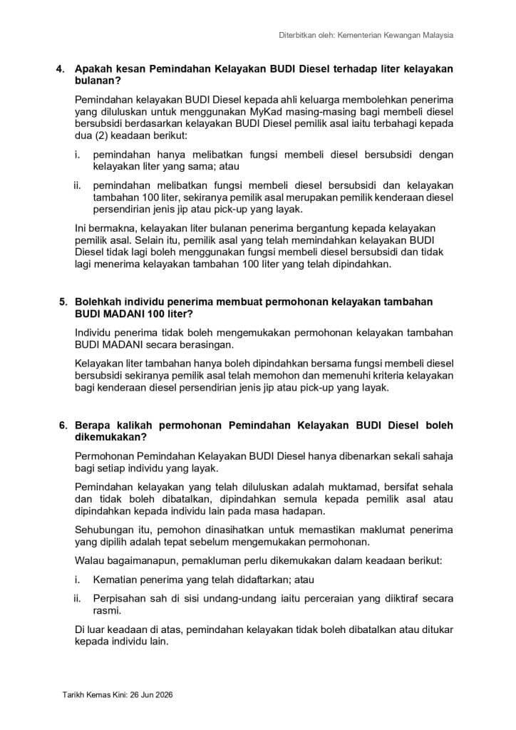 Image from: Tak Layak BUDI Diesel Sebab Kereta Nama Orang Lain? Ini Cara Pindah Kelayakan