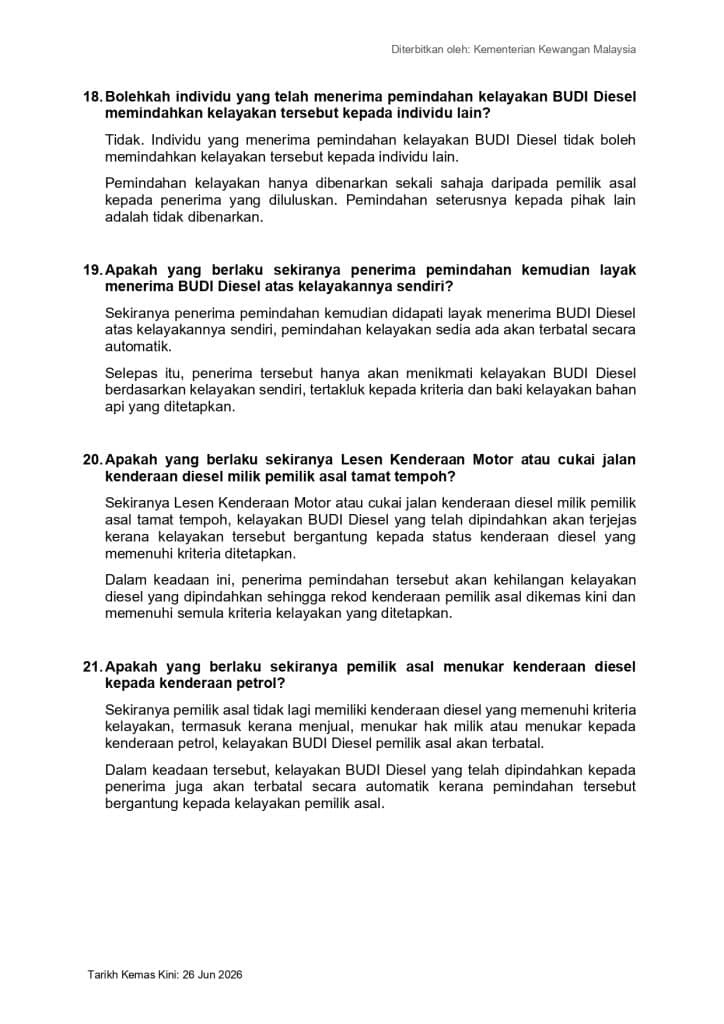 Image from: Tak Layak BUDI Diesel Sebab Kereta Nama Orang Lain? Ini Cara Pindah Kelayakan