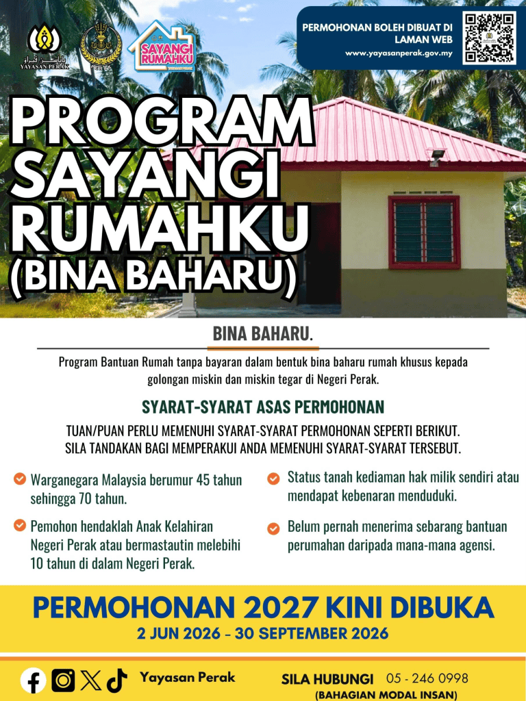 Program Sayangi Rumahku 2027