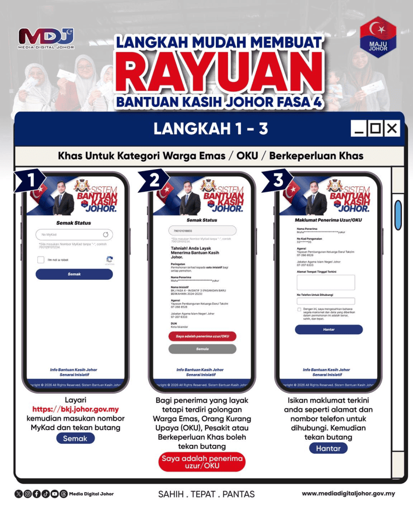 Cara Mohon Rayuan BKJ 2026 -
