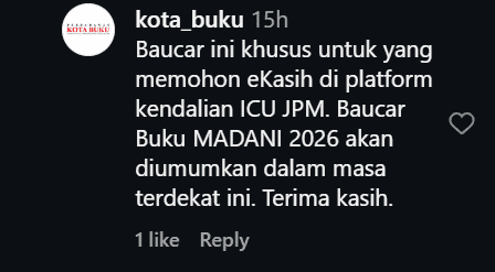 baucar buku ekasih 2026