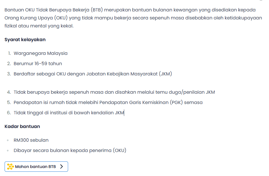 Image from: Apa Kelebihan OKU Disediakan JKM? – Semak Senarai Bantuan Ini