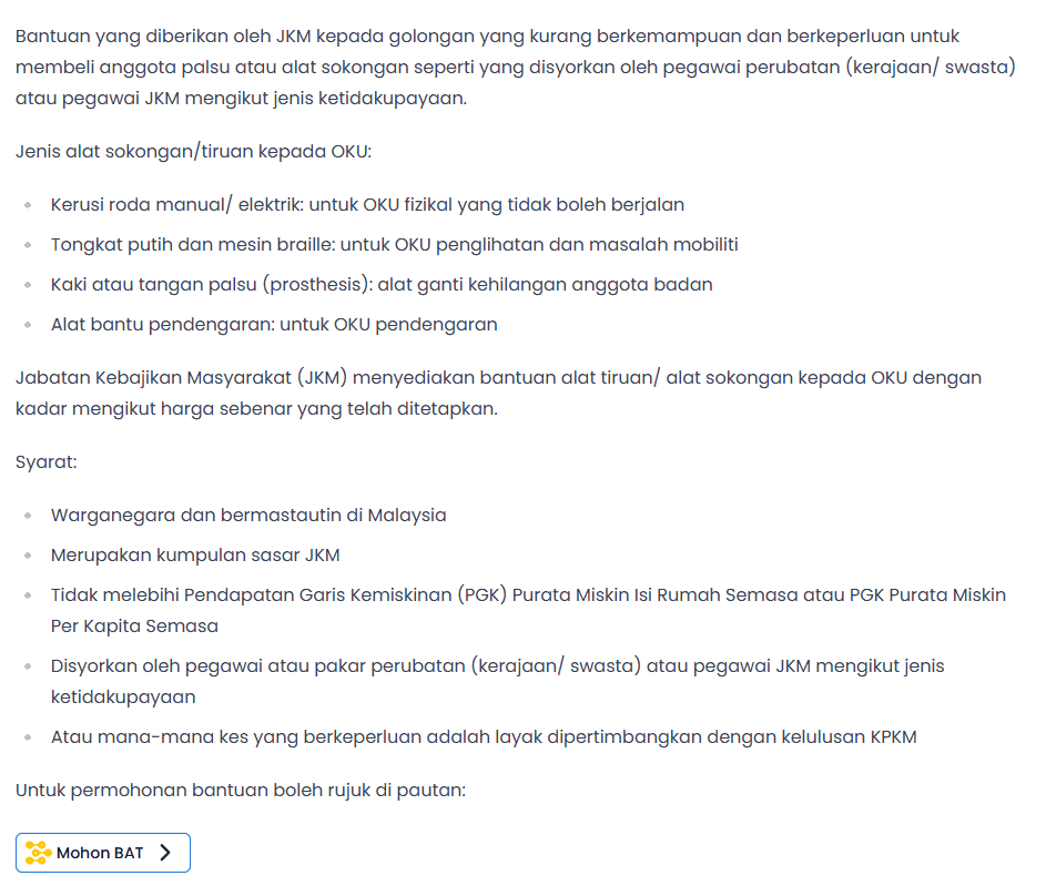 Image from: Apa Kelebihan OKU Disediakan JKM? – Semak Senarai Bantuan Ini