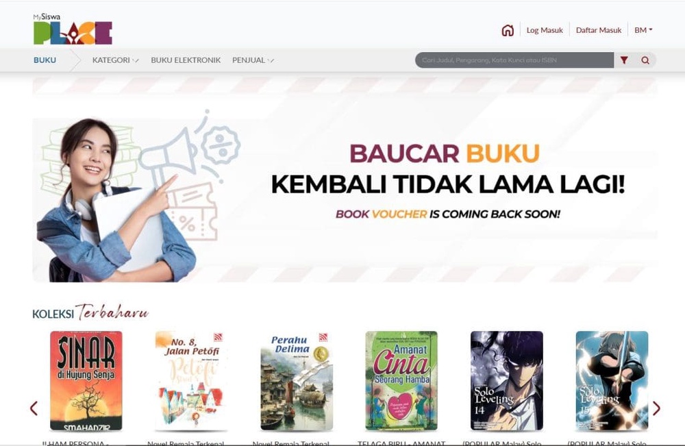 Image from: Cara Tebus Baucar Buku MADANI 2026 Online