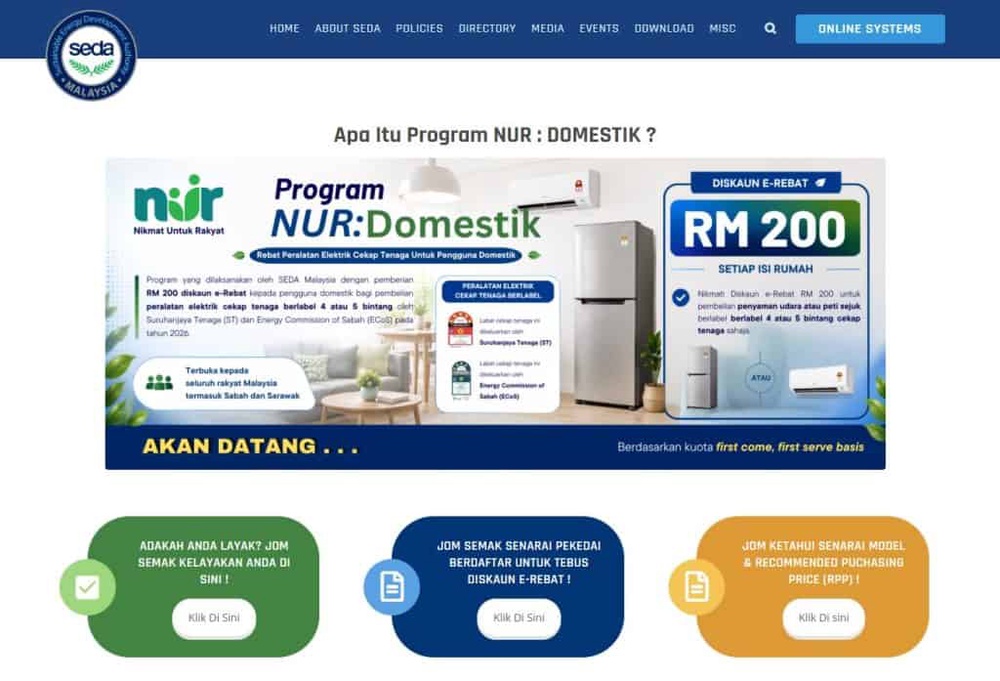 Image from: Senarai Bantuan Kerajaan / Pengumuman Minggu Ini (30 Jun 2026)