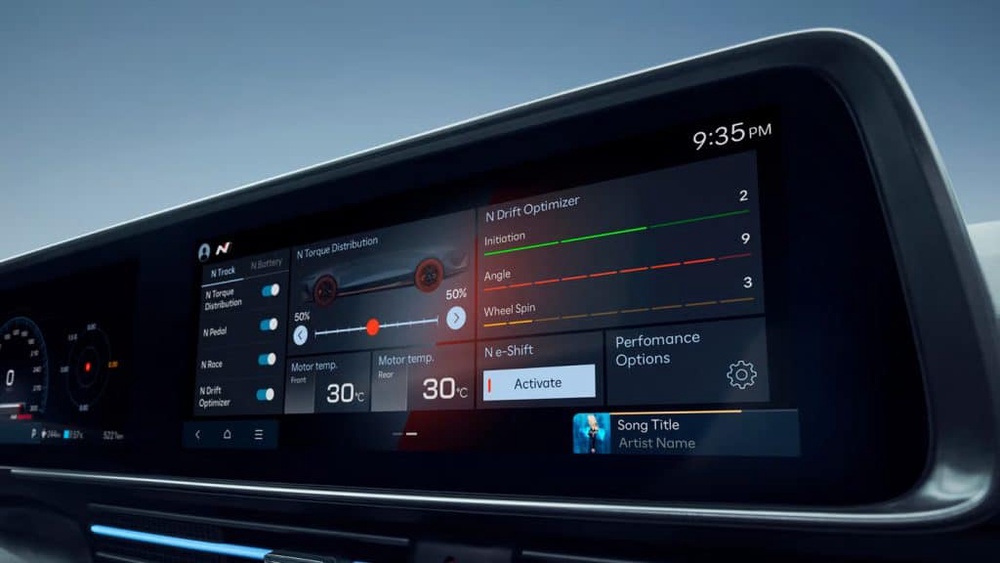 rekaan dalaman Hyundai Ioniq 6 N