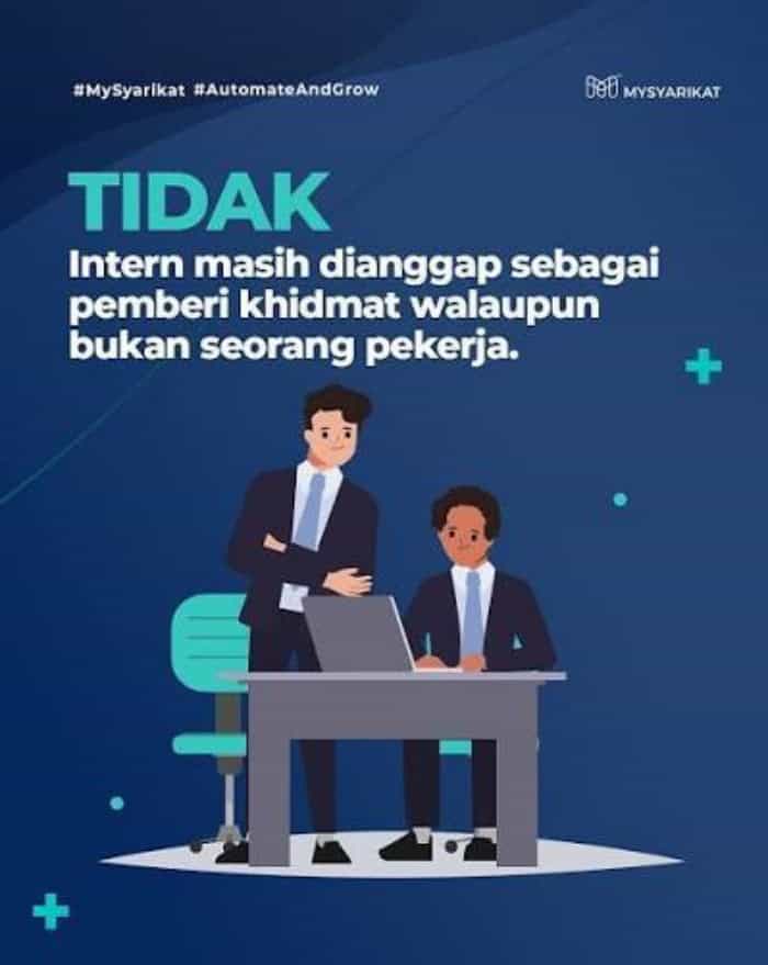 skop kerja pelajar intern