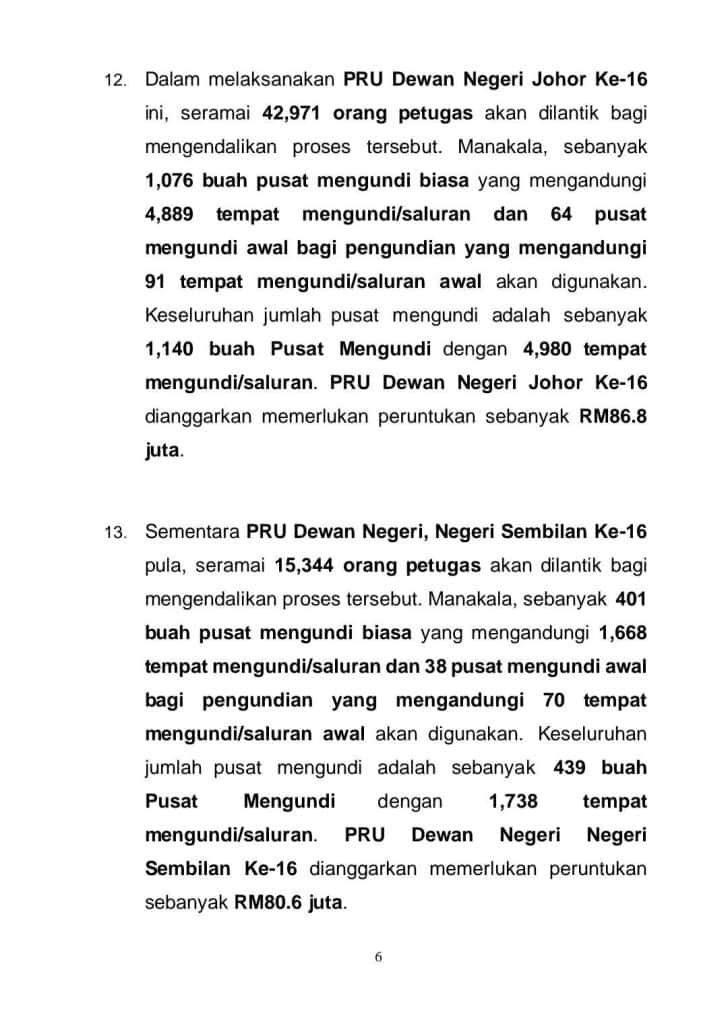 Image from: PRN Johor dan Negeri Sembilan 2026 – Save Tarikh-tarikh Penting ini!