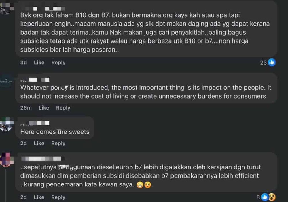 subsidi diesel B7