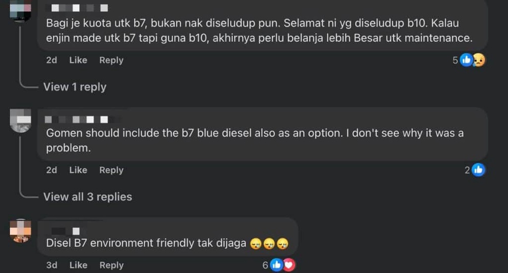 Image from: Perbezaan Diesel B7, B10, B15 – Yang Mana Layak Subsidi?