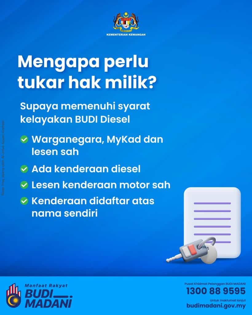 Cara Pindah Kelayakan Budi Diesel