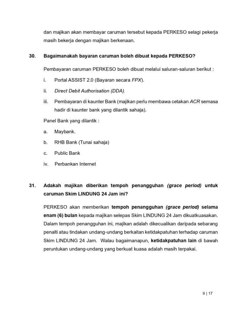Image from: Notis Pelepasan Liabiliti PERKESO LINDUNG: Cara, Syarat & Tarikh Penting