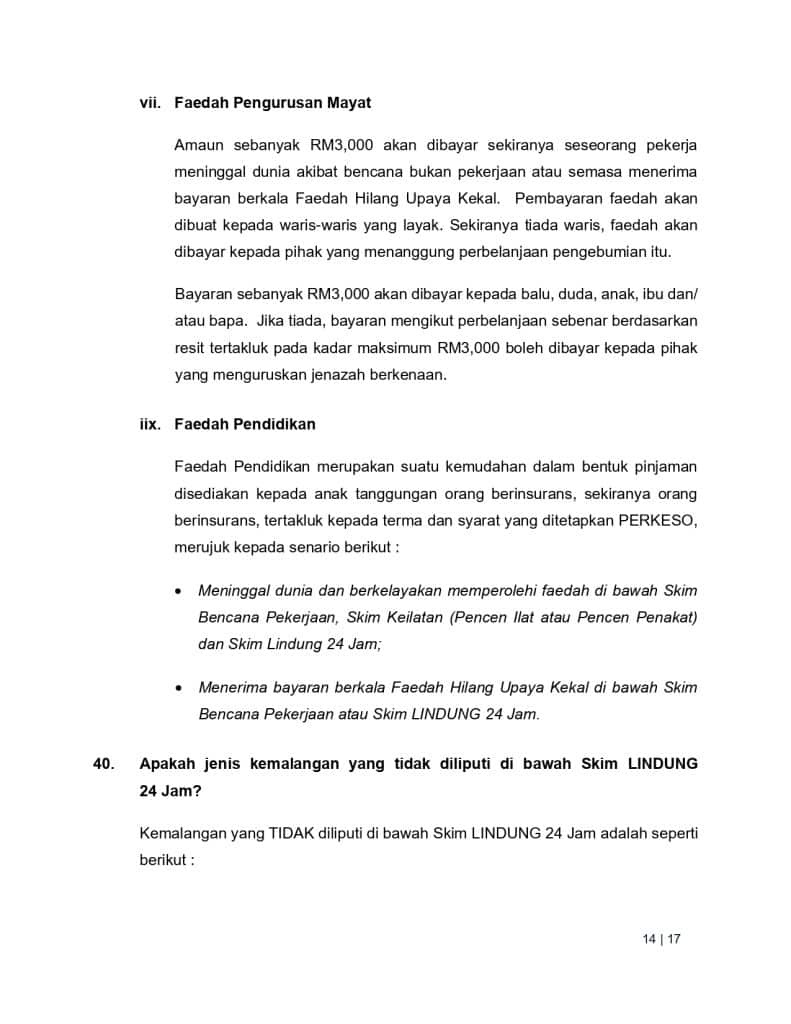 Image from: Notis Pelepasan Liabiliti PERKESO LINDUNG: Cara, Syarat & Tarikh Penting