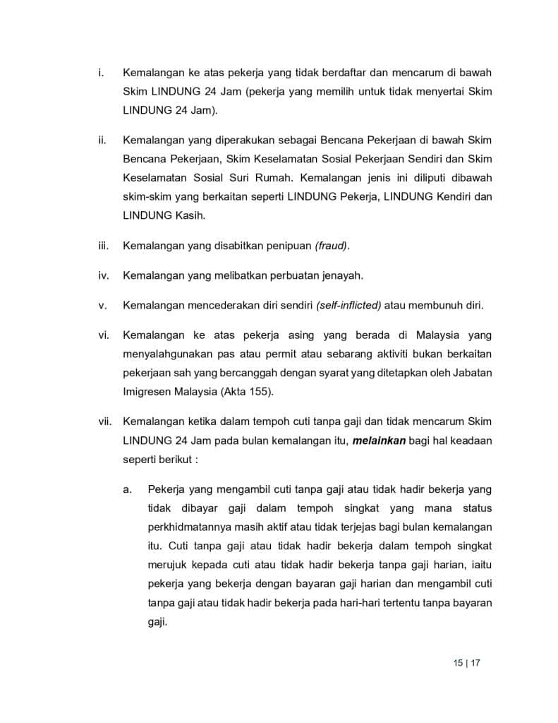 Image from: Notis Pelepasan Liabiliti PERKESO LINDUNG: Cara, Syarat & Tarikh Penting