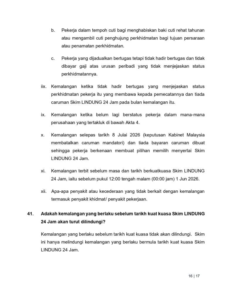 Image from: Notis Pelepasan Liabiliti PERKESO LINDUNG: Cara, Syarat & Tarikh Penting