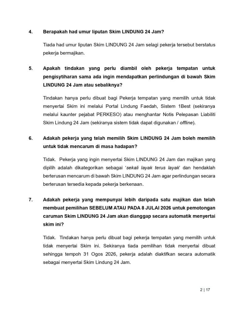 Image from: Notis Pelepasan Liabiliti PERKESO LINDUNG: Cara, Syarat & Tarikh Penting