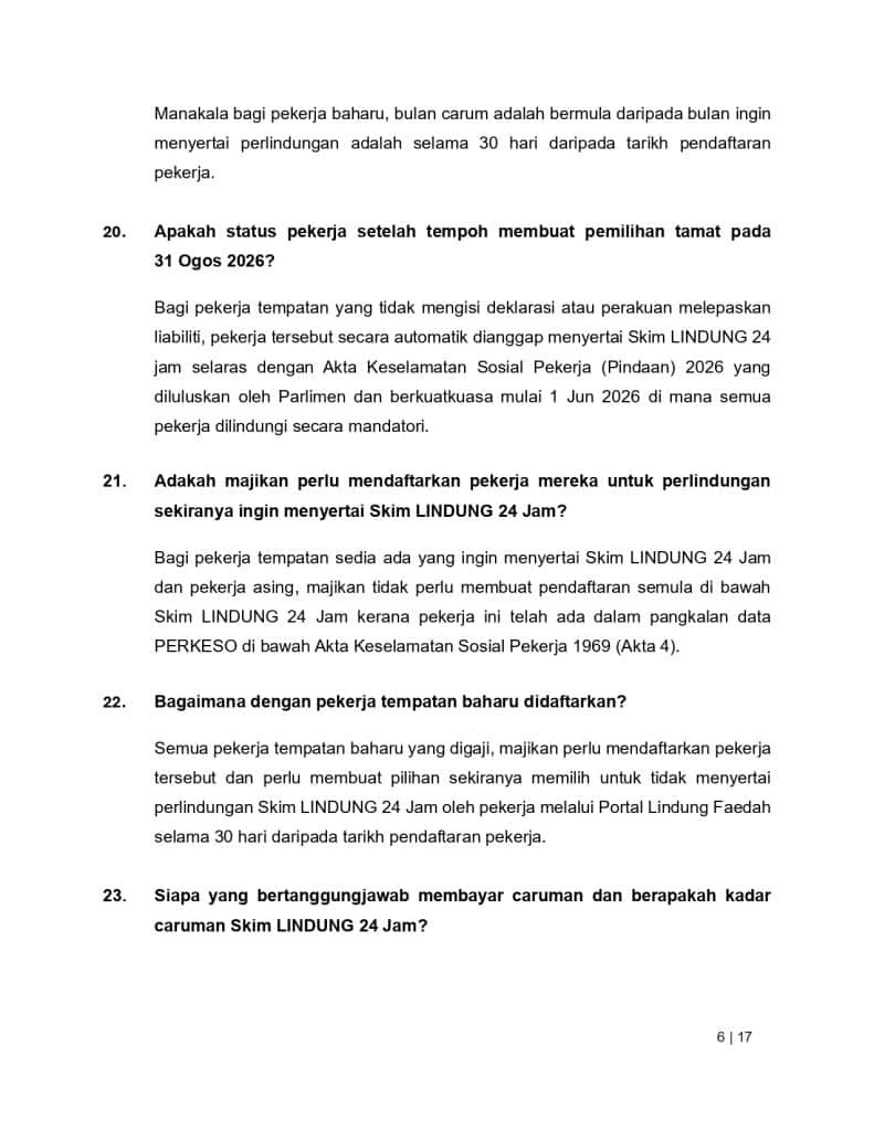 Image from: Notis Pelepasan Liabiliti PERKESO LINDUNG: Cara, Syarat & Tarikh Penting