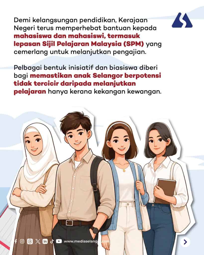Senarai Biasiswa Anak Selangor 2026