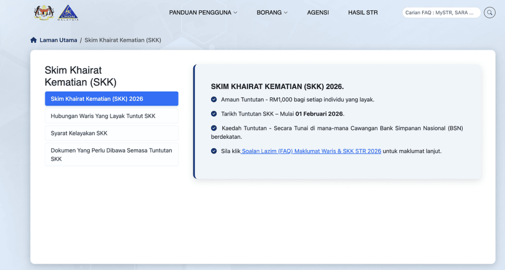 Image from: Bantuan Kewangan Khairat Kematian yang Boleh Dituntut