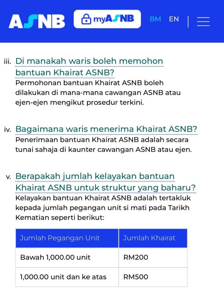 Image from: Bantuan Kewangan Khairat Kematian yang Boleh Dituntut