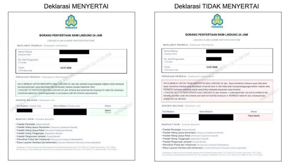 Image from: Nak Keluar Skim LINDUNG PERKESO? Ini Cara Opt-Out SKBBK Online