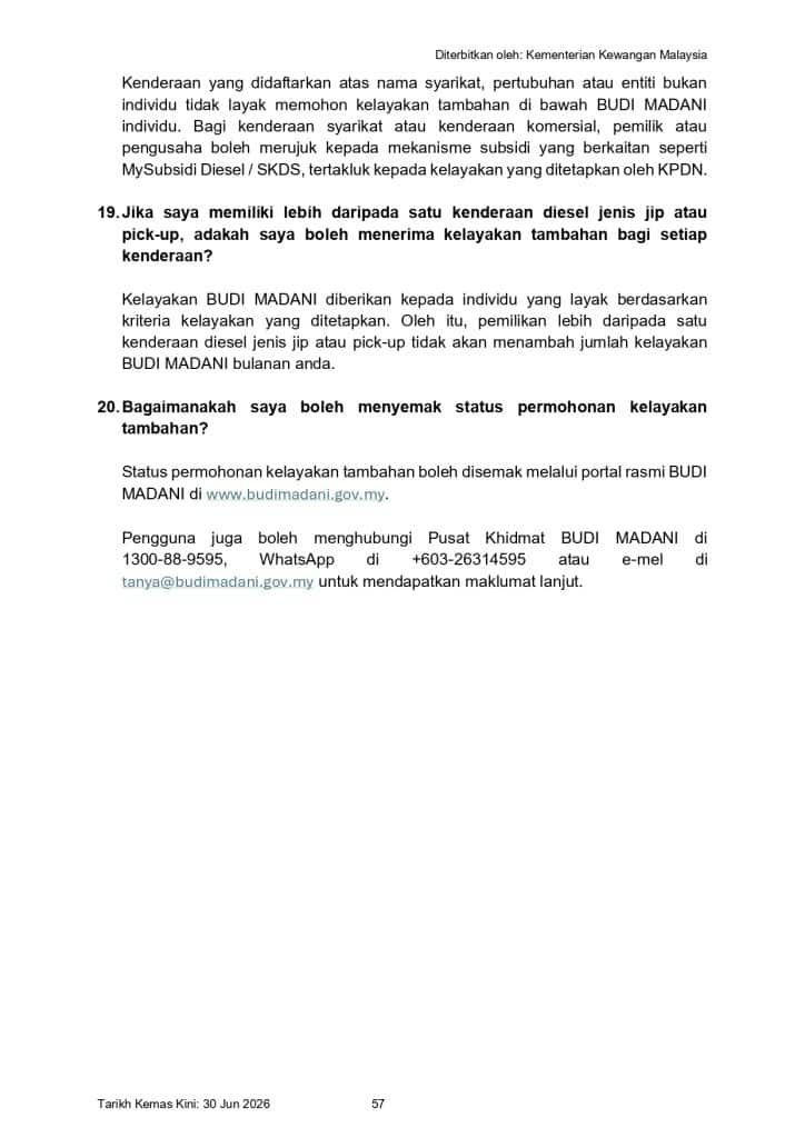 Image from: Pemilik Pikap & Jip, Jangan Terlepas! Mohon Tambahan 100 Liter BUDI Diesel Sekarang