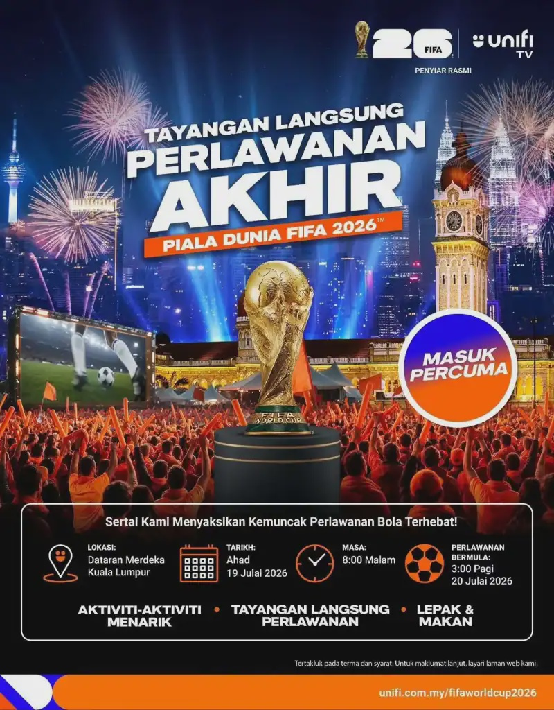 Image from: Final Piala Dunia 2026 Sepanyol vs Argentina, Tonton LIVE Di RTM