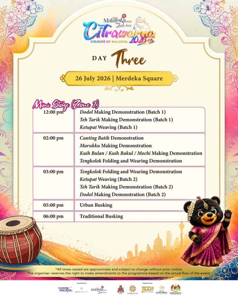 Image from: Citrawarna 2026 Kembali Meriahkan Dataran Merdeka, 24-26 Julai Ini 