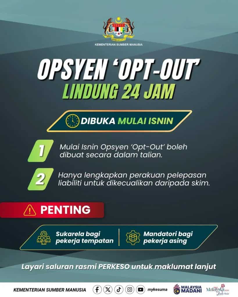 opt out perkeso 1