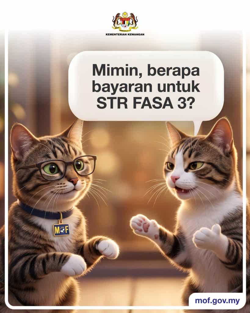 Image from: STR Fasa 3: Bayaran Mulai 15 Ogos 2026
