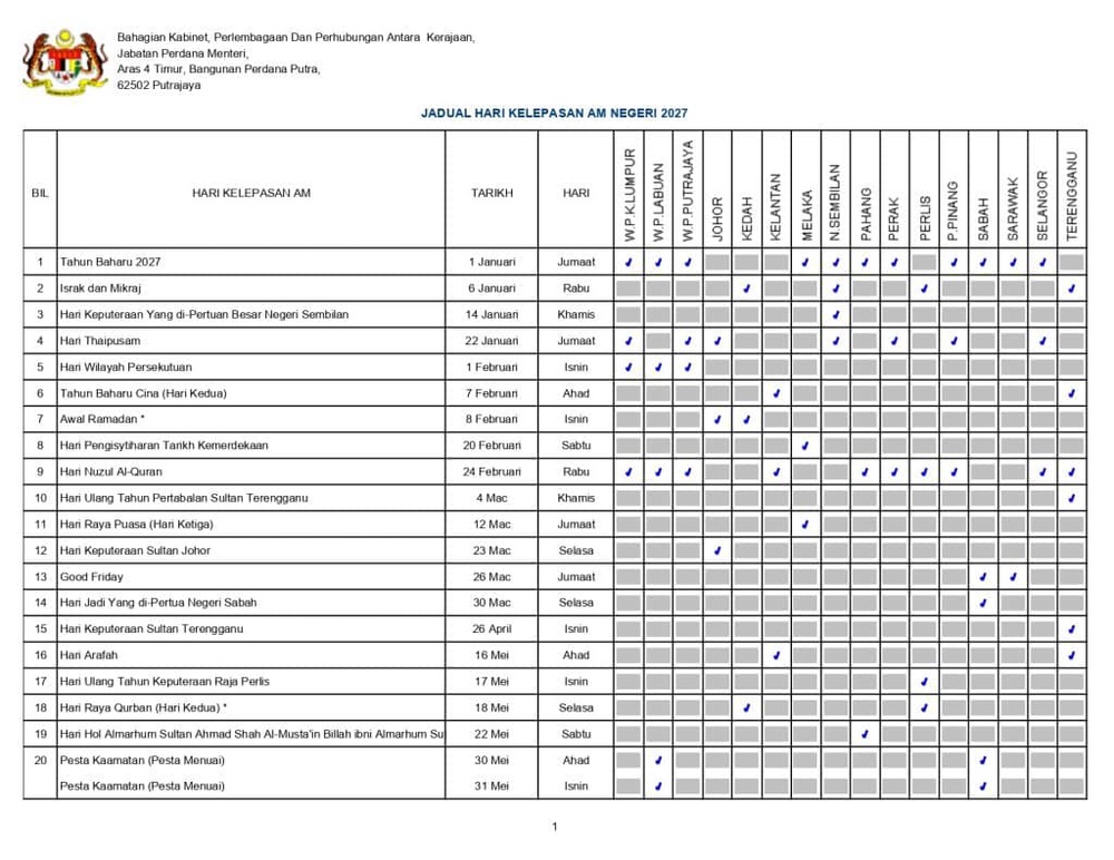 Image from: Cuti 2027 – Tarikh Cuti Umum Di Malaysia