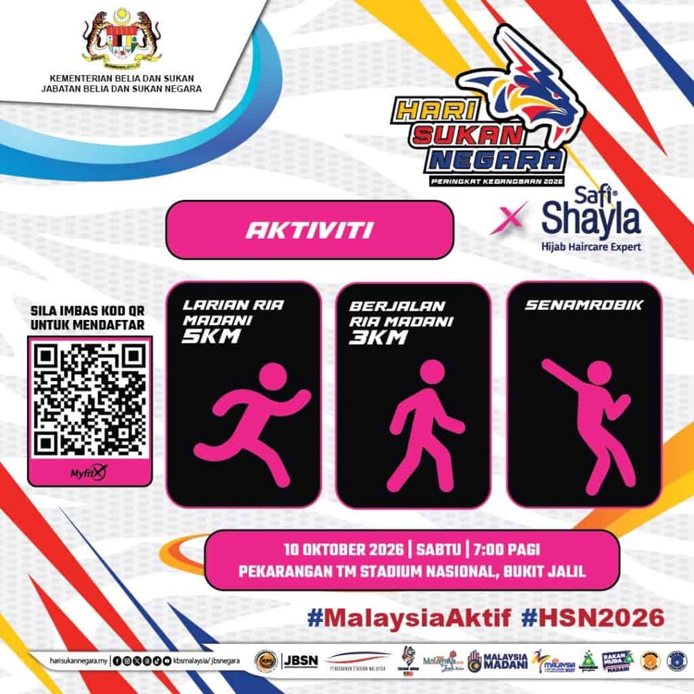 Image from: Hari Sukan Negara 2026: Bila Tarikh Sambutan & Apa Aktiviti Tahun Ini?
