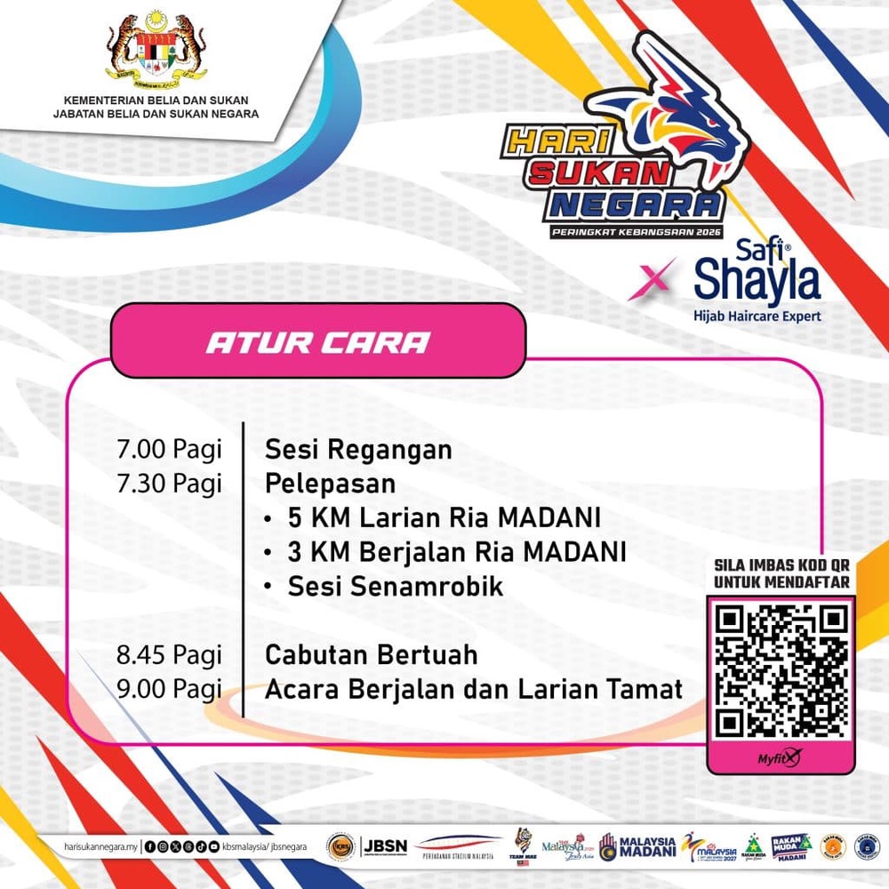 Image from: Hari Sukan Negara 2026: Bila Tarikh Sambutan & Apa Aktiviti Tahun Ini?