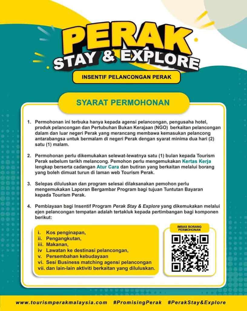 Image from: Perak Stay & Explore 2026: Insentif Pelancongan Perak RM40 Seorang