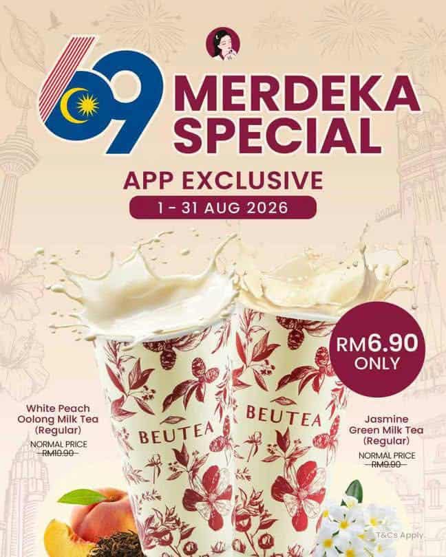 Image from: 25+ Promo Hari Merdeka 2026 – Secret Recipe, CBTL, PizzaHut, Marry Brown, Krispy Kreme, IKEA dan Banyak Lagi!