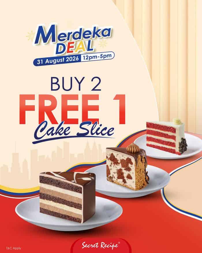 Image from: 25+ Promo Hari Merdeka 2026 – Secret Recipe, CBTL, PizzaHut, Marry Brown, Krispy Kreme, IKEA dan Banyak Lagi!
