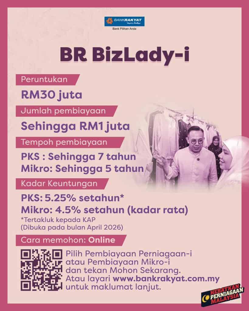 Image from: Senarai Bantuan, Geran dan Pembiayaan untuk Usahawan 2026 – Cara Mohon
