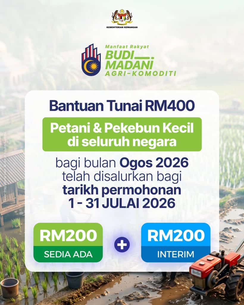 Image from: Senarai Bantuan Kerajaan / Pengumuman Minggu Ini (10 Ogos 2026)