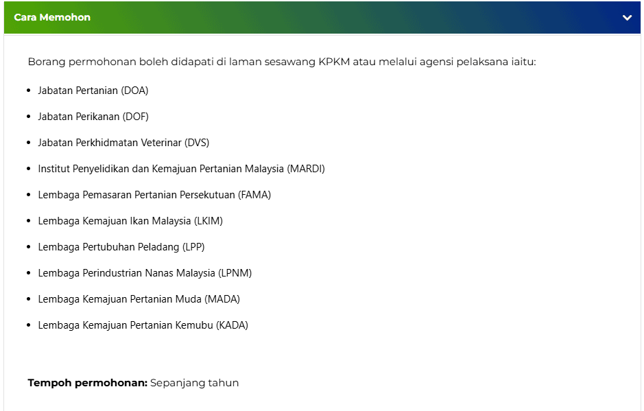Image from: Senarai Bantuan, Geran dan Pembiayaan untuk Usahawan 2026 – Cara Mohon