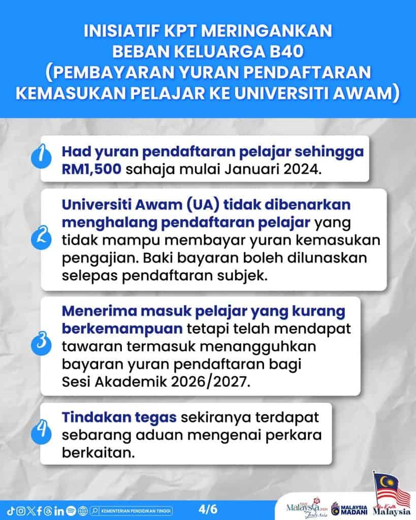 Image from: Senarai Bantuan Kerajaan / Pengumuman Minggu Ini (25 Ogos 2026)