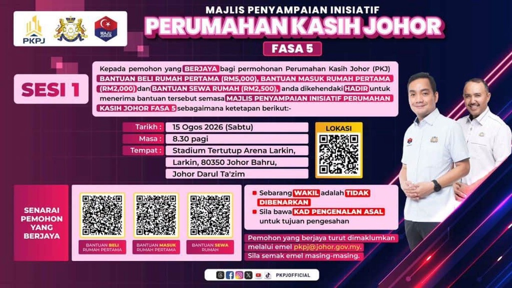 Image from: Senarai Bantuan Kerajaan / Pengumuman Minggu Ini (10 Ogos 2026)