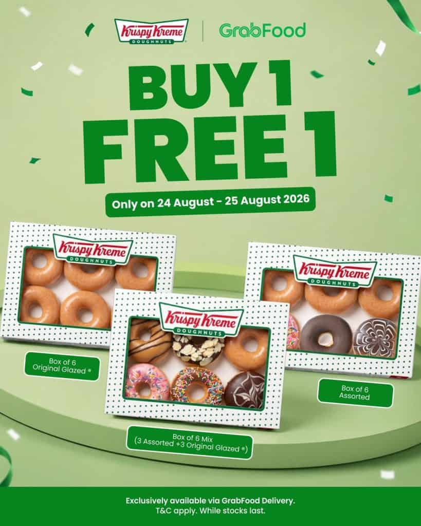 Image from: 25+ Promo Hari Merdeka 2026 – Secret Recipe, CBTL, PizzaHut, Marry Brown, Krispy Kreme, IKEA dan Banyak Lagi!