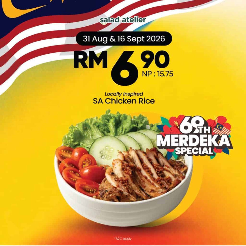 Image from: 25+ Promo Hari Merdeka 2026 – Secret Recipe, CBTL, PizzaHut, Marry Brown, Krispy Kreme, IKEA dan Banyak Lagi!